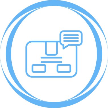 Skype sohbet simgesi, vektör illüstrasyonu