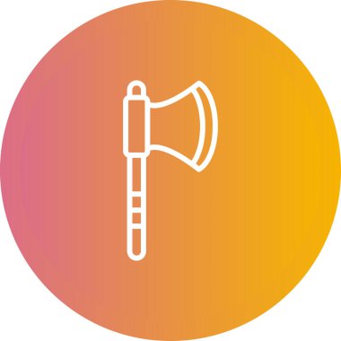 Balta. Web simgesi basit illüstrasyon