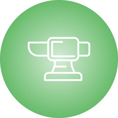 örs simgesi, vektör illüstrasyonu basit tasarım