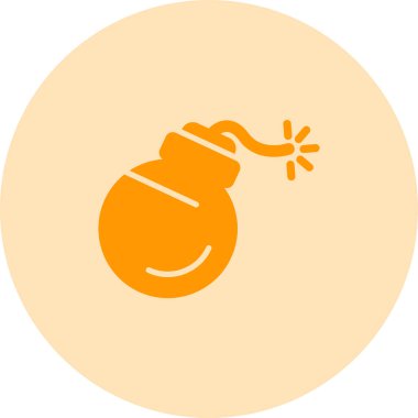 Detonator web simgesinin vektör illüstrasyonu