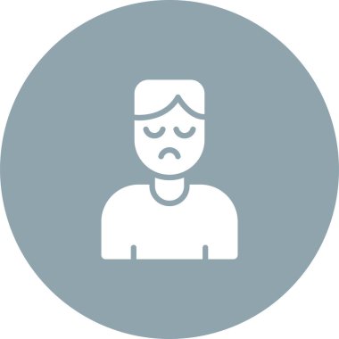 Hasta web simgesi vektör illüstrasyonu