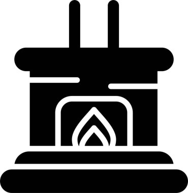 Fırın simgesinin vektör illüstrasyonu