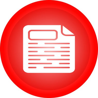 Sayfa Yüzleşmesi simgesinin vektör çizimi