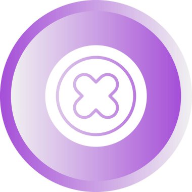 çapraz simgenin vektör illüstrasyonu 