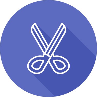 Scissors icon, vector illustration simple design
