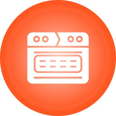 Web tarayıcı simgesi, vektör çizim     