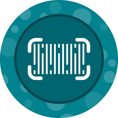 barkod simgesi, web basit illüstrasyon