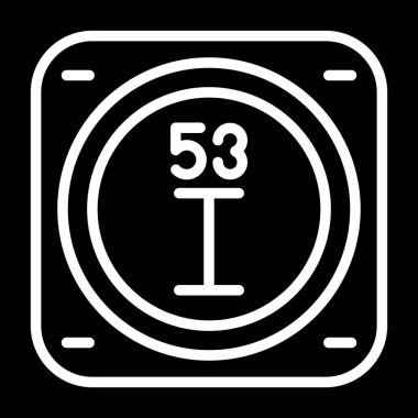 Periyodik tablo ağının kimyasal elementi basit illüstrasyon