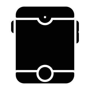 akıllı telefon simgesi, vektör illüstrasyonu basit tasarım