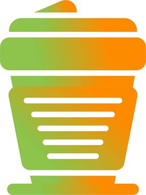 kahve fincanı simgesi web illüstrasyonu