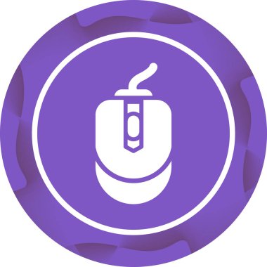 Bilgisayar faresi. Web simgesi basit illüstrasyon