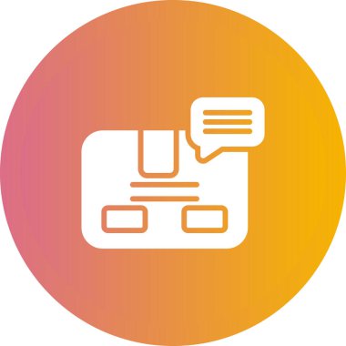 Skype sohbet simgesi, vektör illüstrasyonu