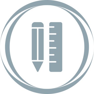 Kırtasiye simgesi, basit vektör illüstrasyonu 