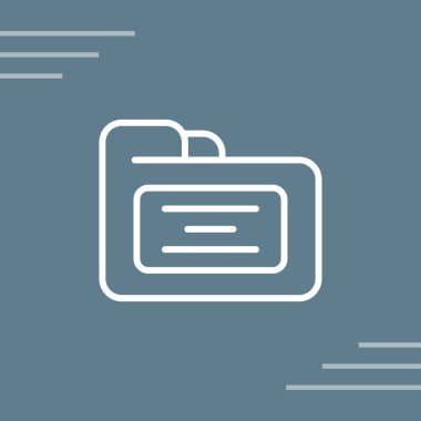 dizin web simgesi, basit vektör illüstrasyonu