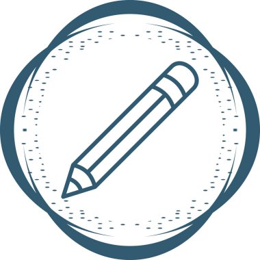 Kalem. Web simgesi basit tasarım