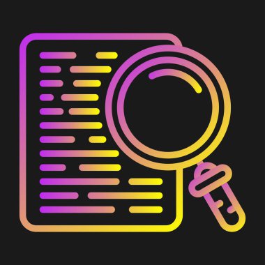 Ara. Web simgesi basit tasarım