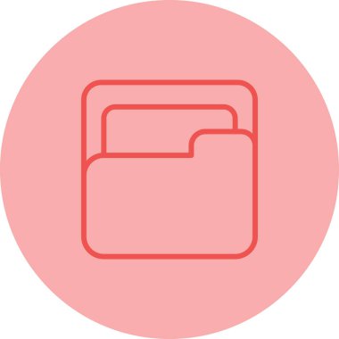 dizin web simgesi, basit vektör illüstrasyonu