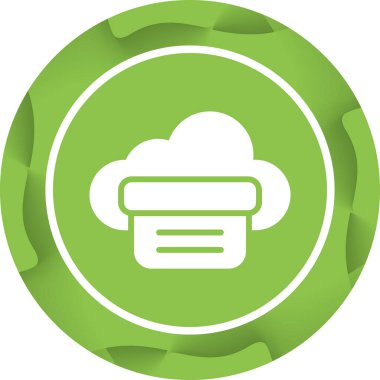 Kaplama simgesinin vektör illüstrasyonu