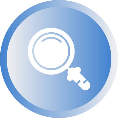 Büyütme cam simgesi vektör illüstrasyonu  