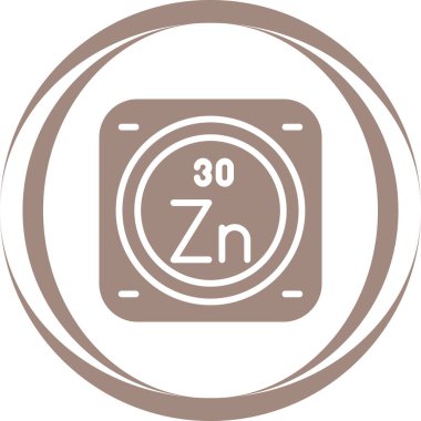 çinko kimyasal element simgesi, basit satır biçimi