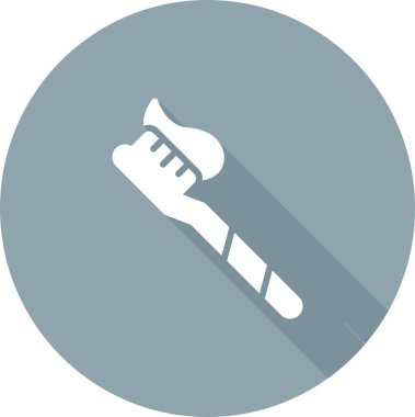 diş macunu web simgesi vektör çizimi 