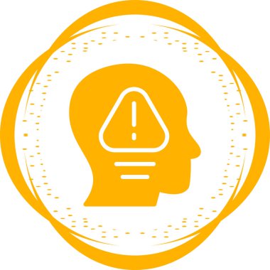 fikir simgesi, vektör illüstrasyonu 