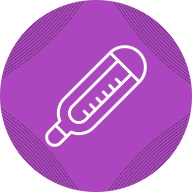 termometre ağ simgesi vektör çizimi