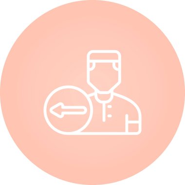 kullanıcı. Web simgesi vektör illüstrasyonu