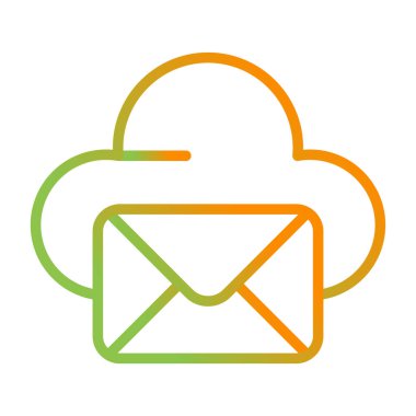 posta mektubu simgesi vektör illüstrasyon 