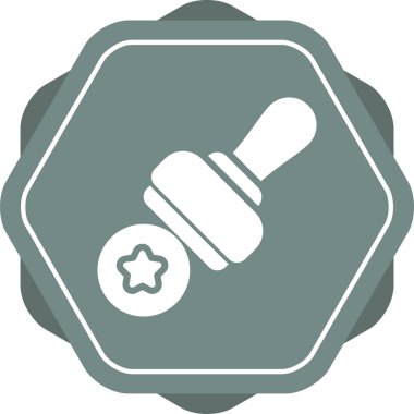 vector illustration of modern Stamp icon   