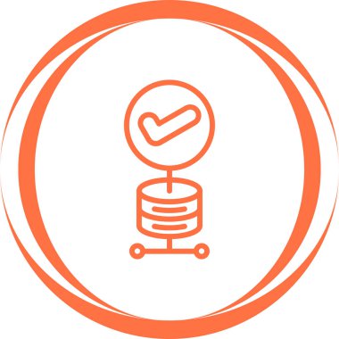 Veri Kalitesi simgesinin vektör çizimi       