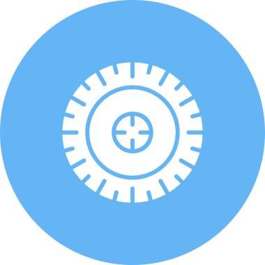 Hedef simgenin vektör illüstrasyonu 