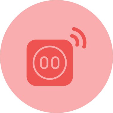 Smart Plug simgesi, vektör illüstrasyonu basit tasarım