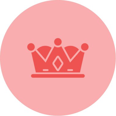 Taç web simge vektör çizim