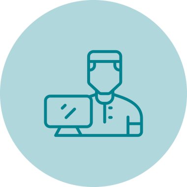 kullanıcı. Web simgesi vektör illüstrasyonu