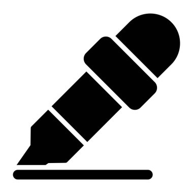 Göz damlası Simgesi Düzlüğü. Vektör Göz Damlası Sembolü