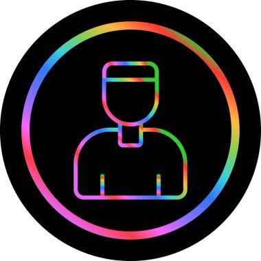 kullanıcı. Web simgesi vektör illüstrasyonu