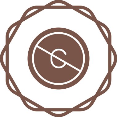 Uygulamalar ve web siteleri için kapatılan altyazı veya altyazı düz vektör simgesi