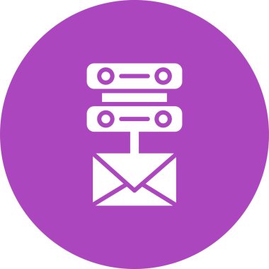 posta mektubu simgesi vektör illüstrasyon 