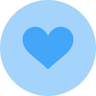 kalp simgesi, web basit illüstrasyon