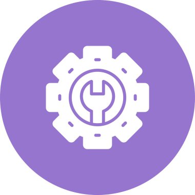 Cogwheel simgesinin vektör illüstrasyonu