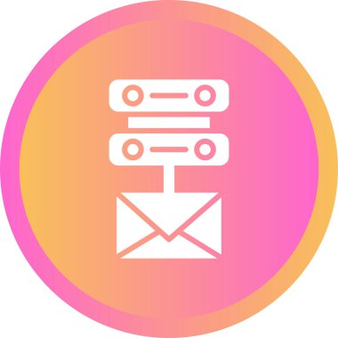 posta mektubu simgesi vektör illüstrasyon 