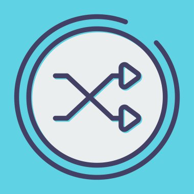 Web simgesi vektör illüstrasyonunu karıştır