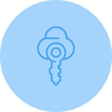 Modern bulut simgesinin vektör illüstrasyonu 