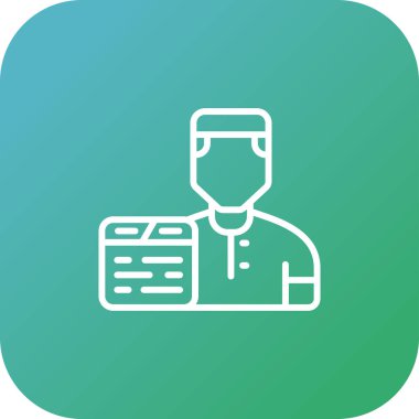 kullanıcı. Web simgesi vektör illüstrasyonu