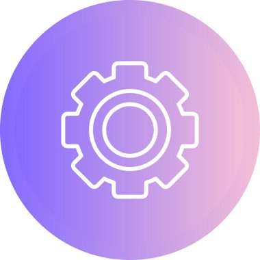 ayar simgesi, vektör illüstrasyonu