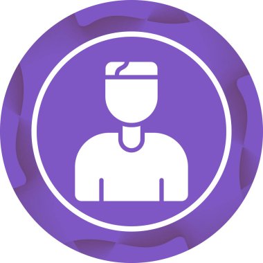 kullanıcı. Web simgesi vektör illüstrasyonu