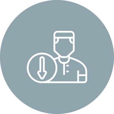 kullanıcı. Web simgesi vektör illüstrasyonu