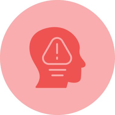 fikir simgesi, vektör illüstrasyonu 