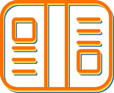 Kutu simgesi vektör illüstrasyonu